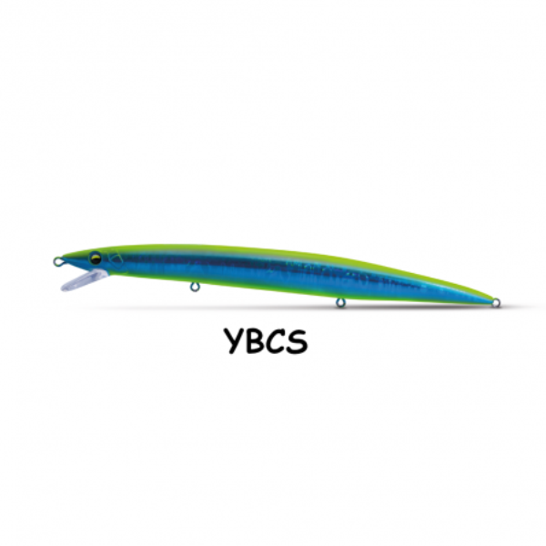 Jatsui Raft Minnow 140 mm. 140 gr. 14 col. YBCS